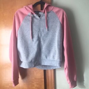 Pink & Gray Sweatshirt